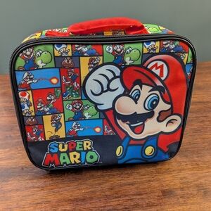 Nintendo Red and Blue Lunch Box Super Mario